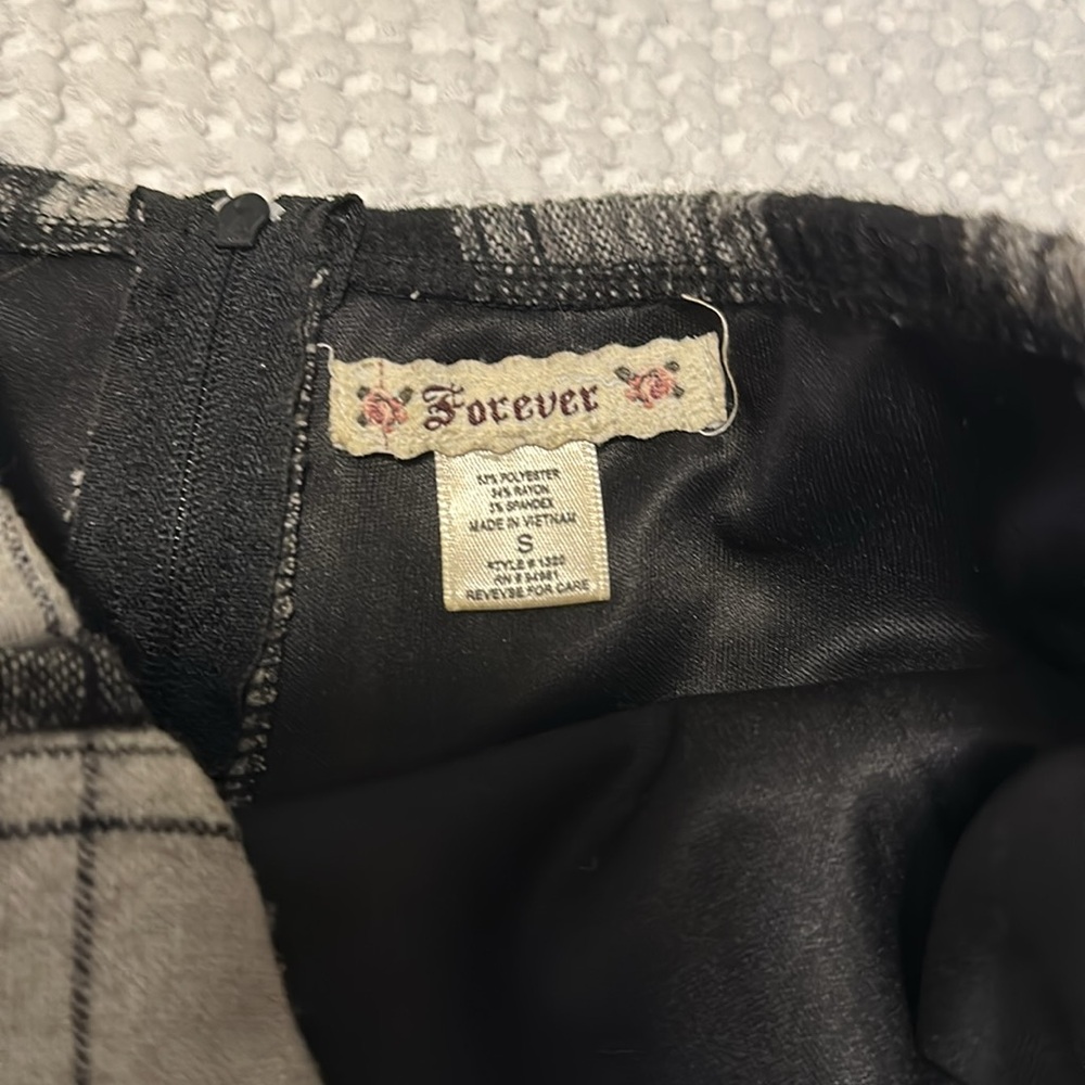 Forever 21 Strapless Plaid Dress - Picture 4 of 4